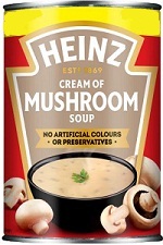 HEINZ CREAM OF MUSHROOM SOUP 400G